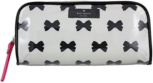 Kate Spade New York Small Henrietta Tuxedo Court White/Black Cosmetic Bag WLRU1833