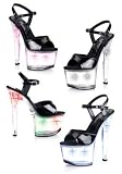 Sandal With Motion-Activated Lights In The Platform & 6 3/4 Inch Heel.