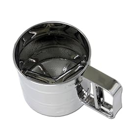 Buy Chef Craft 21587 1-Piece Stainless Steel 3 Cup Flour Sifter, 6-Inch
