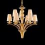 Elk Lighting Chandeliers 6172 6 3 9 Light Chandelier Gold Leaf