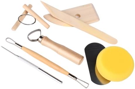 OI Pottery 8Piece Clay Joy Dough Sculpting Tool Set
