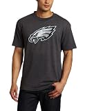 NFL Men's Philadelphia Eagles Vintage Logo III Short Sleeve Basic Tee (Charcoal Heather, XX-Large)