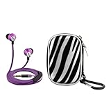(Today deals) iKross Purple In-Ear 3.5mm Noise-Isolation Stereo Earphones With Handsfree Microphone Headset + Zebra Headset Carry case for Arnova 9 G3, 7 G3, 8 G3, 10b G3, 7 G2 Tablet Smartphone Cell Phone and MP3 Player for cheap (Today deals) iKross Purple In-Ear 3.5mm Noise-Isolation Stereo Earphones With Handsfree Microphone Headset + Zebra Headset Carry case for Arnova 9 G3, 7 G3, 8 G3, 10b G3, 7 G2 Tablet Smartphone Cell Phone and MP3 Player for cheap