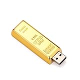 HDE Gold Bar Flash Drive 8GB