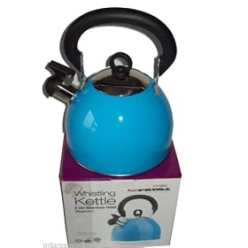 Retro & Funky 2.5 Litre Ocean Blue Whistling Kettle