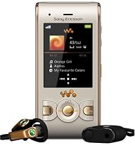 Sony Ericsson W595 Handy (Bluetooth, 3.2MP, 2GB Memory Stick, Walkman, UKW-Radio) Sandy Gold