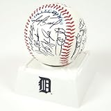 DETROIT TIGERS 2008 TEAM SIGNED AUTOGRAPH BASEBALL