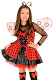 Kids Ladybug Halloween Costume Girls Lady Bug Outfit M Girls Medium (8-10)