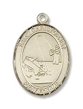 14kt Gold St. Christopher Medal