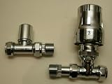 Trieste Straight Chrome Thermostatic Radiator Valve
