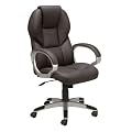 Amstyle Matera Drehstuhl / Chefsessel, Leder braun