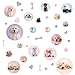 RoomMates RMK1650SCS Puppy Spots Peel and Stick Wall Decals, 37 Count