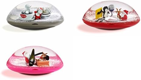 Snomee (Gift Card Holder, Snow Globe) 3 Pack Coffee Break, Dining Out, and Fashion