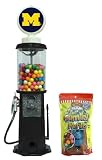 Michigan Wolverines New Retro Gas Pump Gumball Machine