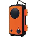 Grace Digital Rugged and Waterproof Case with Built-In Speaker for iPod, iPhone and MP3 Players (Orange)