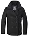 BRANDIT Pea Coat Schwarz S