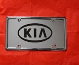 KIA LASER ENGRAVED MIRROR LICENSE PLATE FREE FRAME