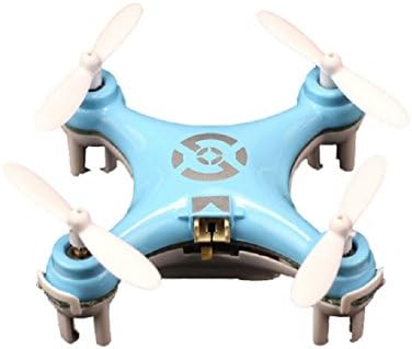 amtonseeshop 1PC Mini Popular Cheerson CX-10 2.4G 4CH 6 Axis LED RC Quadcopter Airplane Gift(Blue)