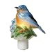 Beaded Blue Bird Night Light