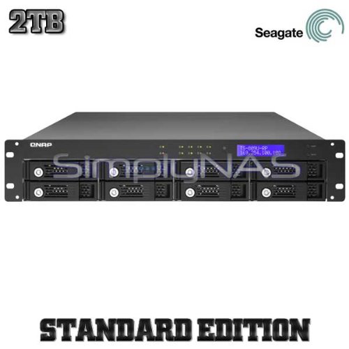 QNAP TS-809U-RP 14TB (7 x 2TB) 8-Bay NAS Integrated with Seagate Barracuda (Desktop)