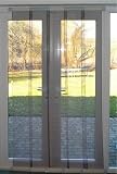 Fly Screen Queen Extendable Door - White/Grey 81 to 108 cm x 235cm