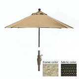 Casual Creations 9 Ft Saddle Market Umbrella With Extension With S...
