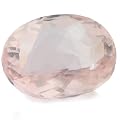 Peach Morganite 11x9 MM Oval Checkerboard Cut: 2.87 Carats