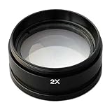 AmScope 2X Barlow Lens For SM and SW Stereo Microscopes (48mm)