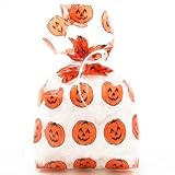 Pumpkin Print Cellophane Party Bags Seasonal Out