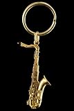 Tenor Sax Key Chain - 24k Gold Plated - B001J5UXV6