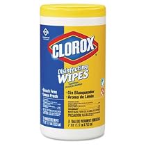 Clorox Lemon Scent Disinfecting Wet Wipes - 75/Canister