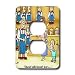 Londons Times Funny Music Cartoons - Edward Sells Himself Short - Light Switch Covers - 2 plug outlet cover