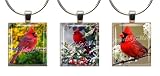 CARDINALS ~ Scrabble Tile Wine Glass Charms ~ Set #1 ~ PAIR & A SPARE ~ Set of 3 ~ Stemware Charms/Markers/Pendants