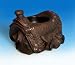 Horse SADDLE Western PLANTER garden flower pot