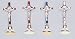 Saint Benedict Crucifix - Gold Crucifix - 1 and 3/4" Height - Self-standing - MADE IN ITALY