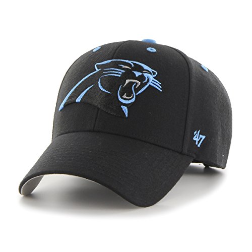 NFL Carolina Panthers '47 MVP Adjustable Hat, One Size, Black