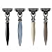 eShave 3 Blade Luxury Nickel Plated Razor with Lucite Handle