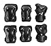 Rollerblade Skate Gear 3 Pack Protective Gear, Knee Pads, Elbow Pads and Wrist Guards, Inline Skating, Multi Sport Protection, Unisex, Black, L