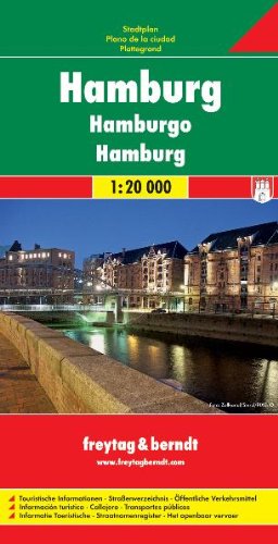 Freytag-Berndt und Artaria KG Freytag Berndt Stadtpl&auml;ne, Hamburg - Ma&szlig;stab 1:20 000