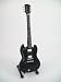 Black Gibson Stagg G380-tch Guitar Miniture Model for Guitars Fan Collection