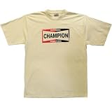 CHAMPION SPARK PLUG T-SHIRT(チャンピオンスパークプラグTシャツ) ベージュ Mサイズ