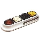 Bartender's Garnish Tray - White/Smoke by Metrokane