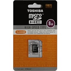 東芝 TOSHIBA microSDHC(マイクロSDHC)カード 8GB CLASS4 [海外パッケージ]
