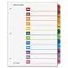 Cardinal by TOPS Products OneStep Index System, 12-Tab, Monthly, Multi-Color, 1 Set (60318CB)