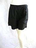 IMAGE OF Loeffler Randall womens black pleat shorts 10