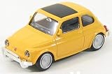 Fiat 500 in Yellow Scale 1:43