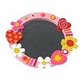 Wooden Heart and Flower Designed Childrens Mirror Ideal for Girls Bedroom. Suitable for children 3 years plus