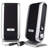 iMicro 2.0 Channel USB2.0 Multimedia Speaker System (Black)