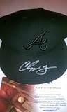Chipper Jones Signed Atlanta Braves Fitted Baseball Hat