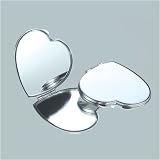 Silver Plated Double Handbag Mirror